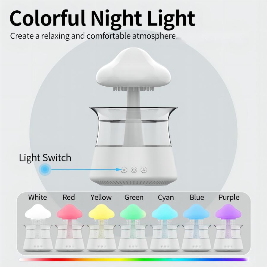 ADDOREE™-Relax Cloud Rain Diffuser Humidifier