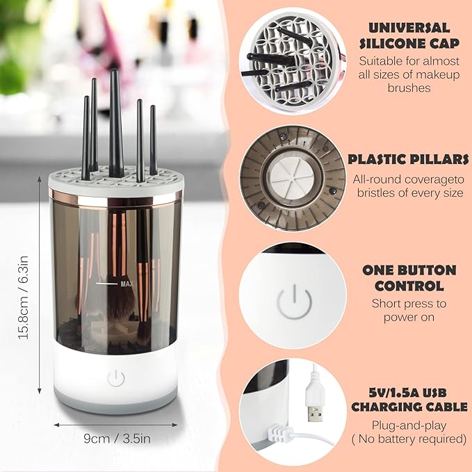 ADDOREE™-Electric Makeup Brush Cleaner